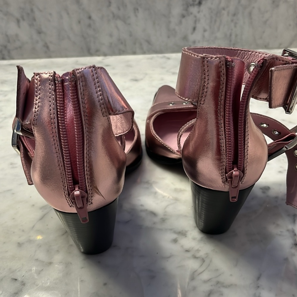 Free People x Jeffrey Campbell Hendrix Heels Pink Size 8 NWT READ - Picture 7 of 13